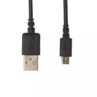 2m USB Data / Charger Black Cable For Samsung Galaxy Fit GT-S5670 Smartphone • £4.99