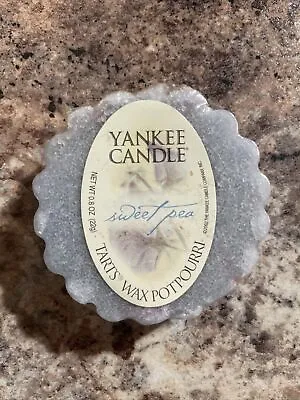 Yankee Candle Wax Potpourri Tart Sweet Pea 0.8 Ounce New SHIPS TOMORROW • £3.89
