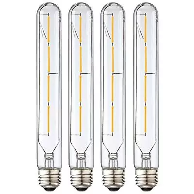 T10 Led Long Bulbs4w Dimmable Tubular Bulb40 Watt Equivalente26 Edison Style Vin • $29.22