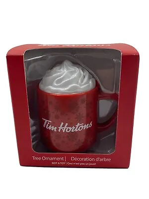 $25.95 • Buy TIM HORTONS 2021 Coffee Hot Chocolate Mug Christmas ORNAMENT,US SELLER Free Ship