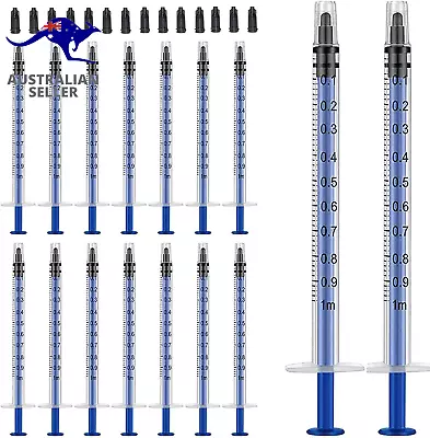 50 Pack 1Ml Syringe With Cap Individually Sealed 1Cc Syringe  • $16.99