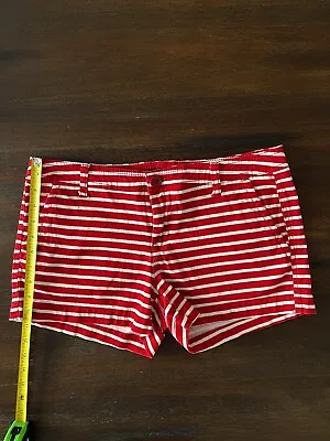 $11.14 • Buy Freestyle Revolution Shorts Red And White Stripped Candy Cane Size 11