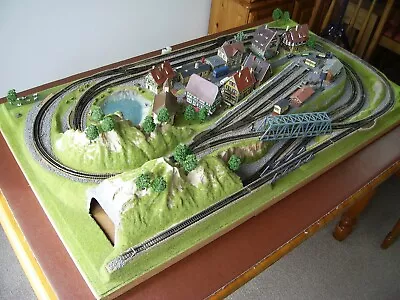 N Gauge Model Railway Layout On Noch 84810 Traunstein Preformed Layout Board • £500