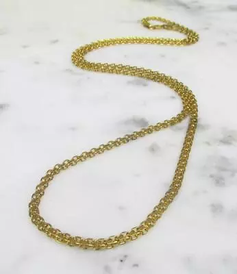 Milor Gold Plated Sterling Silver Unique Chain Necklace 29-1/2  18.6g ~ 10-K646 • $37.99