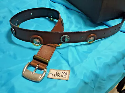 Gianni Versace Medusa Belt • $390