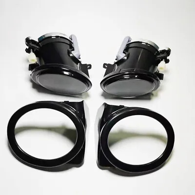 For BMW E46 M3 01-06 M-Tech Front Bumper Fog Lights With Cover Bulbs Smoke • $50.99