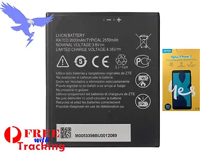 Replace Battery For Optus X Power 2 ZTE P545 Free Shipping • $18.50