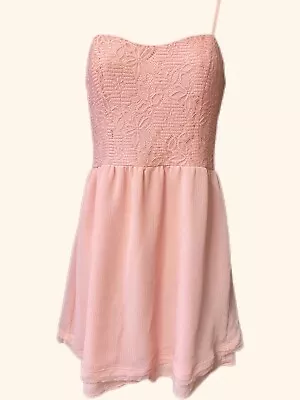 PRINCESS VERA WANG Dress Womens Juniors 6 Pink Missy Flirty Flowy Dancing Prom • $3