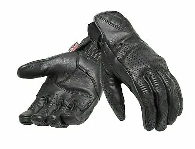 Genuine Triumph Banner Motorcycle Leather Summer Gloves Mgvs20118 • $68.45