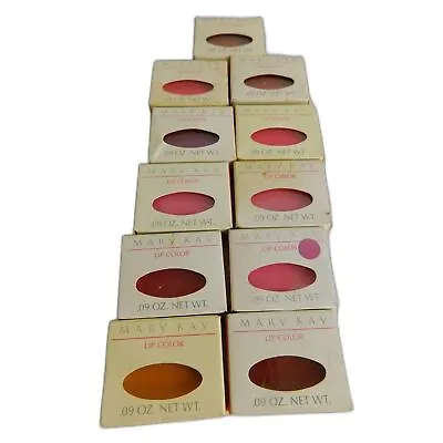 Mary Kay Assorted Lip Color Lipstick Lot Of 11 • $22.99