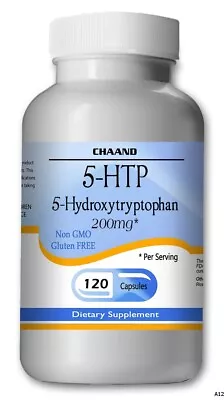 5-HTP (5-Hydroxytryptophan)  Premium Quality 120 Capsules-free Ship US By Chaand • $17.92