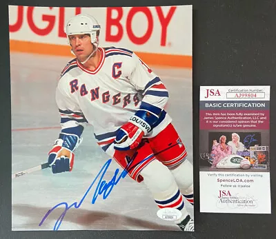 Mark Messier Signed Autograph Auto Rangers Photo JSA COA • $99.99