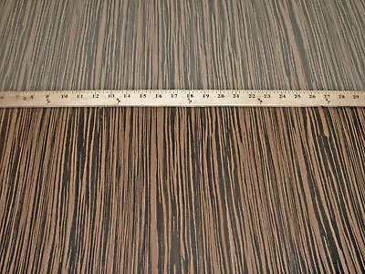 Macassar Ebony Composite Wood Veneer 48  X 48  On Paper Backer 1/40  Thick EFW • $75