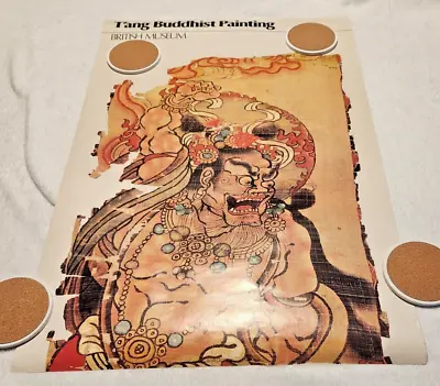 Vintage  T'ang Buddhist Painting  A New Gallery British Museum Poster • $40