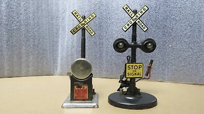 Marx O Pair Of Signals Bell Ringer Crossing Flasher 625893 • $18