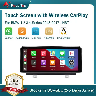 $446.59 • Buy CarPlay Touch Screen GPS Navi Radio For BMW 1 3 4 Series F20 F21 F22 F30 F32 F36
