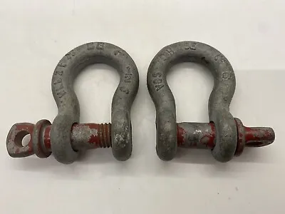 Pair Of  CROSBY 2 Ton 1/2 “ Rigging Clevis/Shackles • $19.99