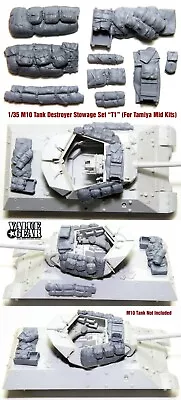 1/35 Scale M10 Tank Destroyer Stowage Version-T1 (For Tamiya Mid Prod Kit) VGD • $17