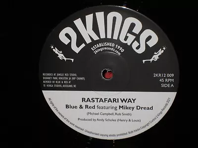 Blue & Red Ft Mikey Dread – Rastafari Way 12  Vinyl NM • £15