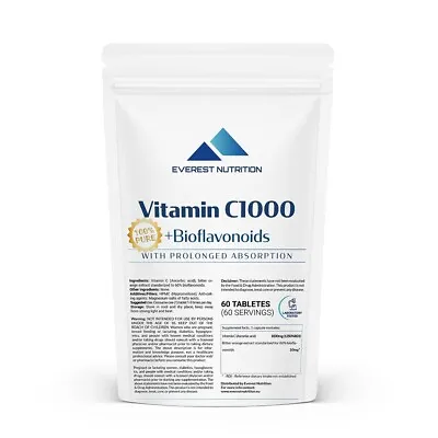 Vitamin C With Citrus Bioflavonoids 1000mg Tablets With Sustained Release • $21.84