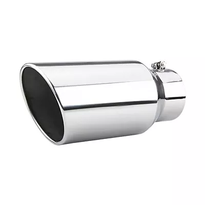 Inlet 5  Outlet 7  - 15  Long Stainless Steel Rolled Edge Exhaust Tip Diesel • $50