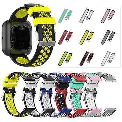 $10.56 • Buy For Fitbit Versa 2/Versa Lite/Versa/Blaze Soft Silicone Watch Band Strap Parts