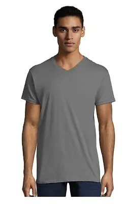 Hanes Mens Nano-T V-Neck T-Shirt • $10.50