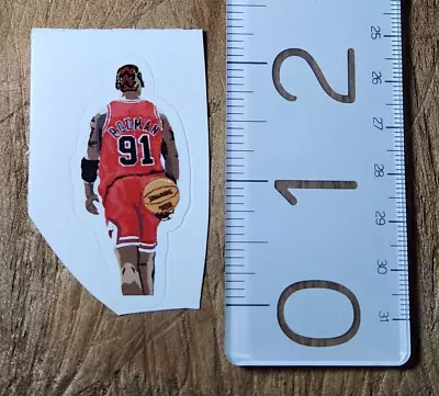 DENNIS RODMAN Sticker Chicago Bulls Sticker NBA Basketball DENNIS RODMAN Decal • $1.58