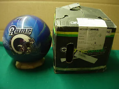 14# 5oz NIB 2013 Style VIZ-A-BALL NFL LOS ANGELES RAMS Bowling Ball • $200