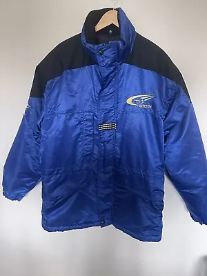 Subaru World Rally Team Winter Coat Size XL Blue Rare • £295