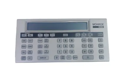 Vintage Monroe 3080 Handheld Bond Trader Calculator - For Parts/Repair NO POWER • $39.95