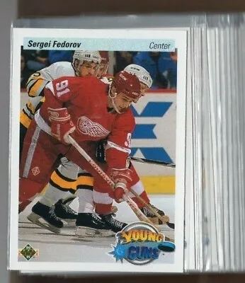 SERGEI FEDOROV 1990/91 UD Upper Deck YOUNG GUNS #525 ROOKIE CARD RED WINGS HOF! • $2.95