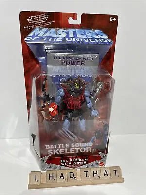 Masters Of The Universe 200x Battle Sound Skeletor W/ VHS Mattel 2001 NEW • $39.99