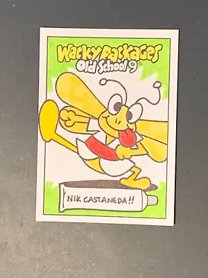 2019 Topps Wacky Packages OLDS9 Old School 9 Nik Castaneda Sketch Card • $29.99