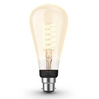 $99 • Buy Philips Hue 17cm Dimmable Smart Light 7W LED Bulb ST72 B22 Globe W/ Bluetooth