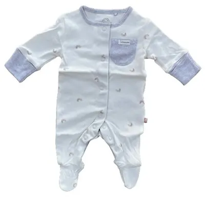 Baby Babygrow Sleepsuit All-In-One Rompers Nightwear Boys Girls Long Sleeve Cute • £5.39