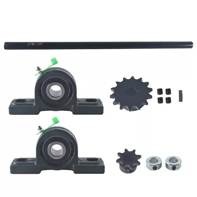 5/8  X 16  Complete Jackshaft Kit For 40/41/420 Chain Go Kart Mini Bike • $49.99