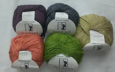 Elsebeth Lavold Bambool Yarn  - Bamboo/Merino - 5 Colors -Worsted • $4.95