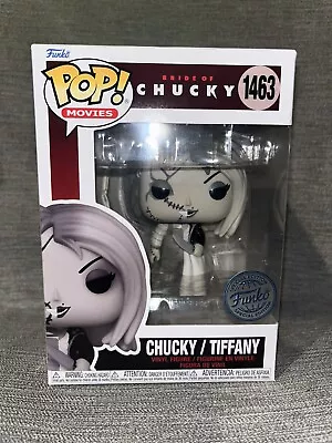 Funko Pop - Bride Of Chucky - Chucky / Tiffany Split Black & White #1463 • $22.50