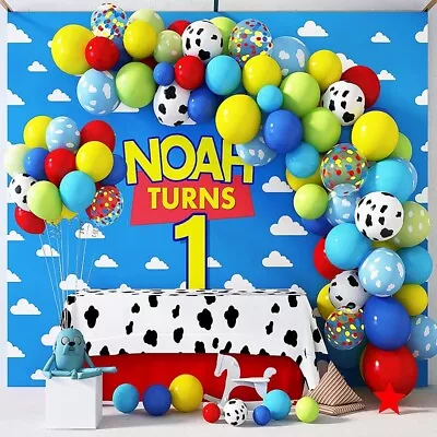 Cow Print Balloons Arch Kit Baby Shower Birthday Farm Theme Party Decorations • £13.20