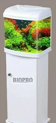 BIOPRO B226 (WHITE) Aquarium & Cabinet Set 10L Glass Fish Tank LED Pump/Filter • $159.99