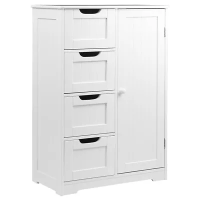 Artiss Bathroom Storage Cabinet Chest Of Drawers Laundry Toilet Cupboard Tallboy • $131.94