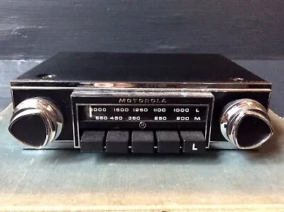 Vintage MOTOROLA MODEL 114 Radio Retro Classic CarUPGRADED ConnectorsChromed • $1.25