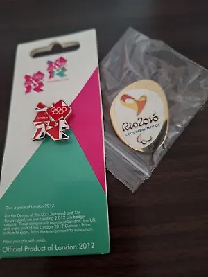 LONDON 2012 And RIO 2016 PIN BADGE  • £1.25