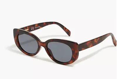 J.Crew Womens Oval Framed Sunglasses In Tortoise BO993 • $20