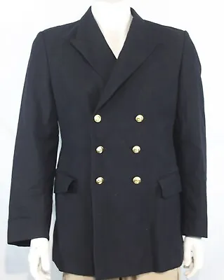 Genuine Surplus German Navy Naval Dress Jacket Blue Formal 38  (1539) • £23.99