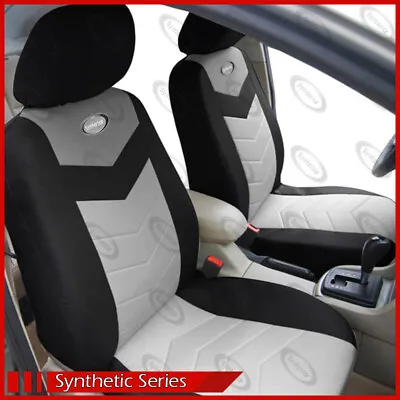 Synthetic Leather Front Car Seat Covers Compatible For Mercedes Benz (Video) • $26