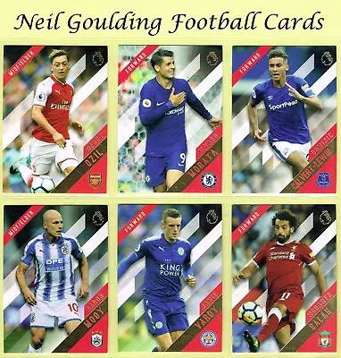 Topps PREMIER GOLD 2017-2018 ☆ Premier League Football Cards ☆ #1 To #75 • £0.99