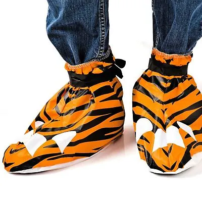 Shoe Covers Mud Protection Festival Novelty Animal Pattern One Size Tiger Feet  • £6.99