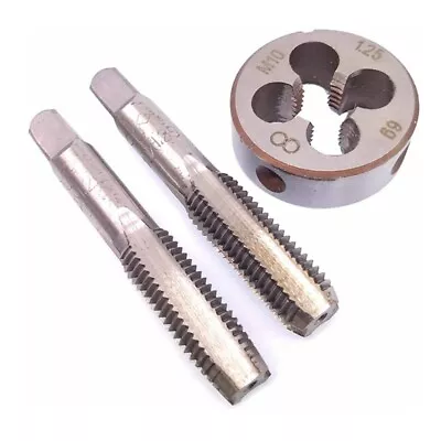 M10 X 1.25mm Taper & Plug Tap & M10 X 1.25mm Die Metric Thread Right Hand M1002 • $10.30